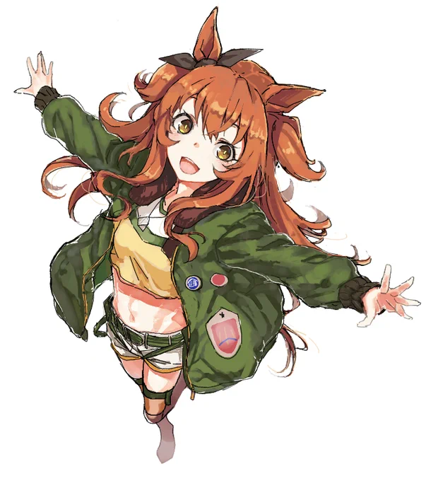 ジャケットむずい

#ウマ娘 
#マヤノトップガン 