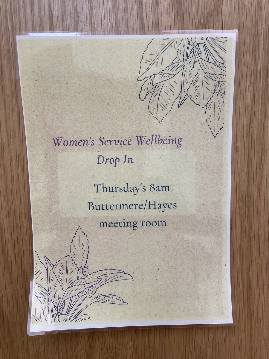 Wellbeingwarri2's tweet photo. Great start to today offering bespoke support to our female service staff. The acuity didn’t stop us, we took the session onto the wards! Always a privilege to be on the shop floor #thinkforensicAFS #wellbeingwarrior https://t.co/6gLXwELKkc