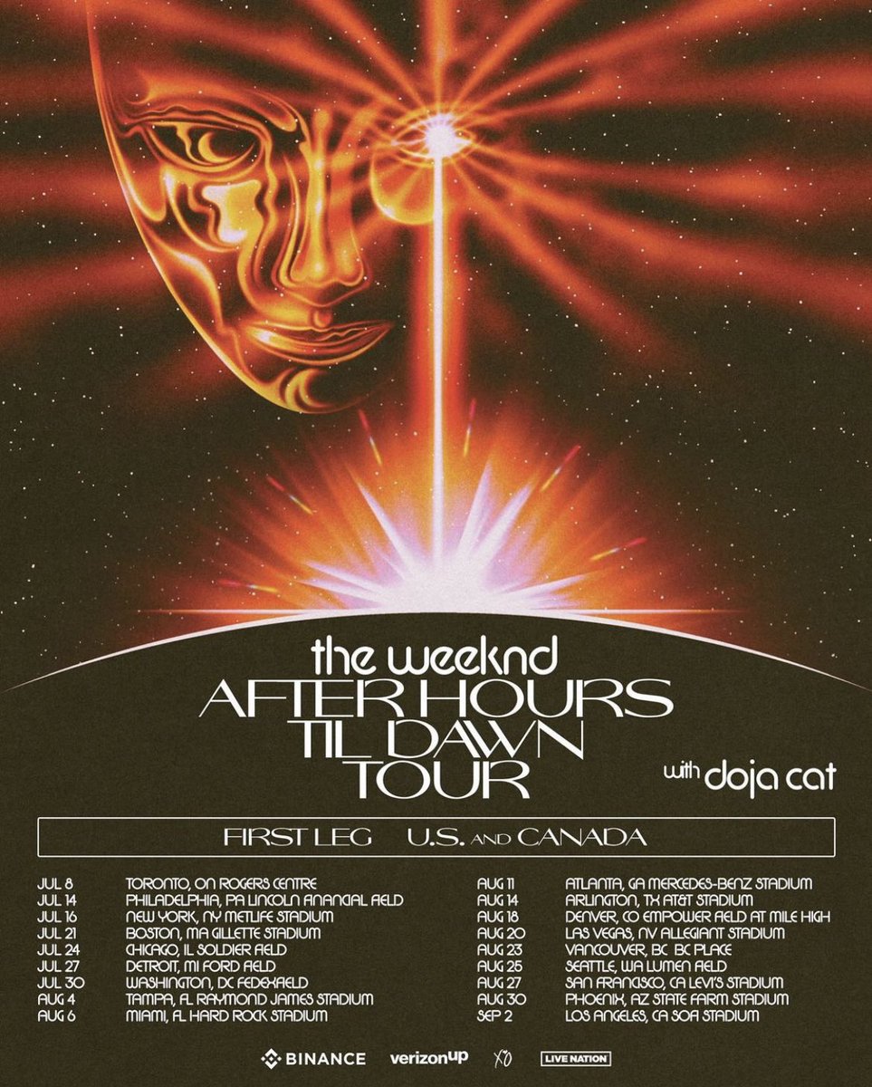 WeekndChart's tweet photo. .@theweeknd will be donating $1 from each ticket sold from his upcoming tour to the XO Humanitarian Fund, which is dedicated to fighting world hunger. https://t.co/bnoksosfeI