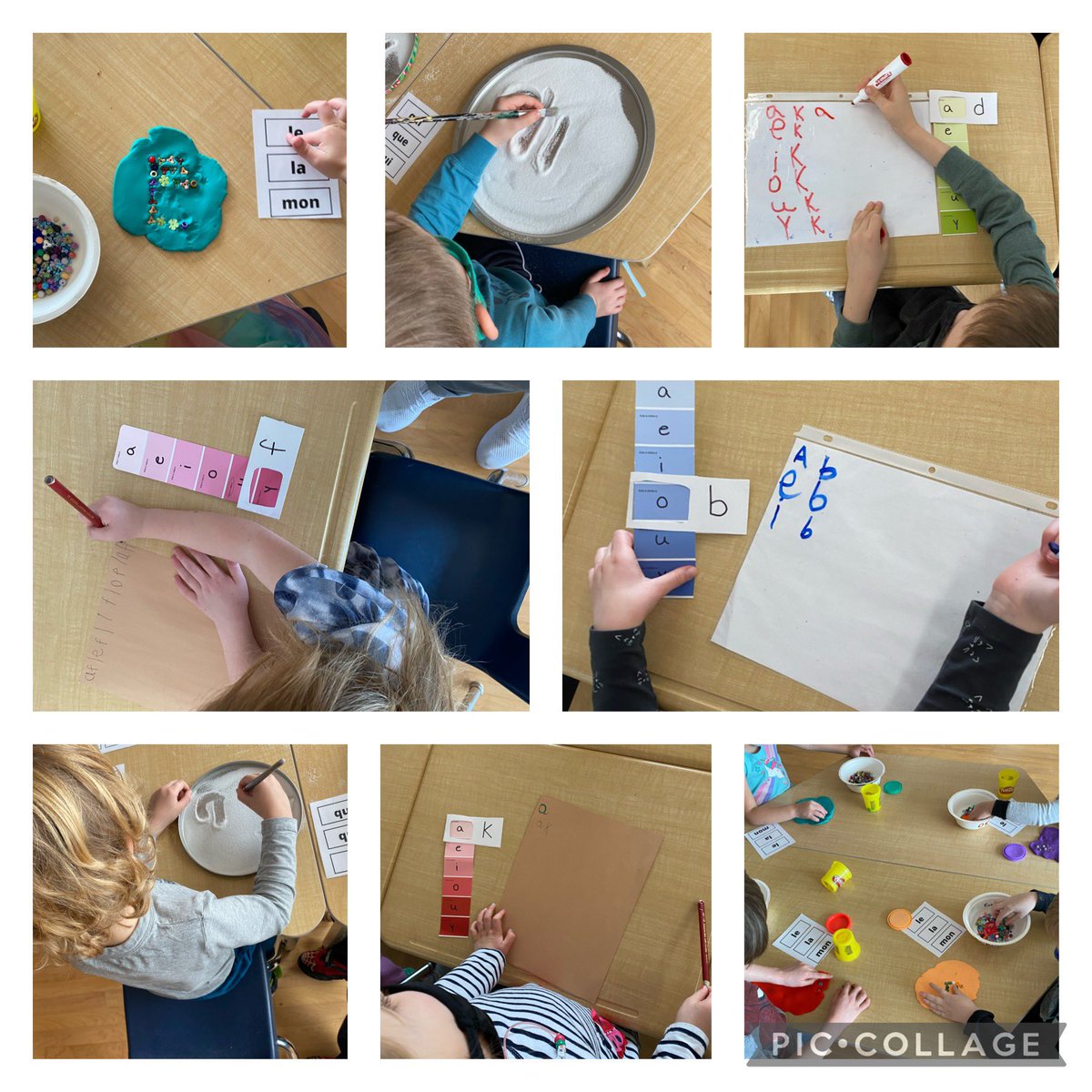 I clearly make collages and forget to post them… Monday’s literacy fun!
