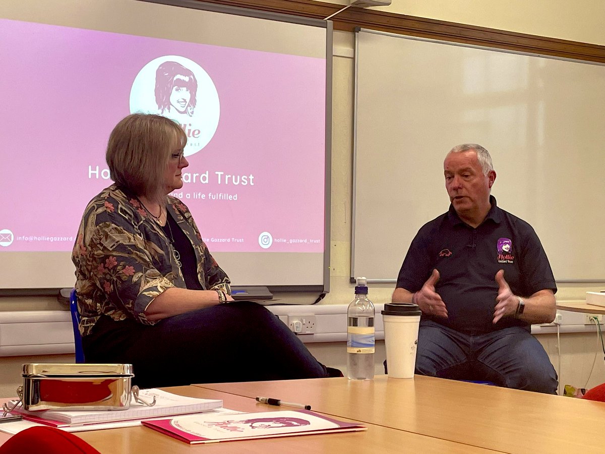 After Hollie Gazzard was murdered by an ex partner in 2014 her family set up the life saving Hollie Gazzard Trust and the Hollie Guard App. Incredibly moving and inspiring conversation. Change can’t wait. Stop domestic abuse. <a href="/HollieGazzardT/">Hollie Gazzard Trust</a> <a href="/UoCDiversity15/">University of Chester Diversity</a> <a href="/EMMAREES/">Emma Dimond</a>