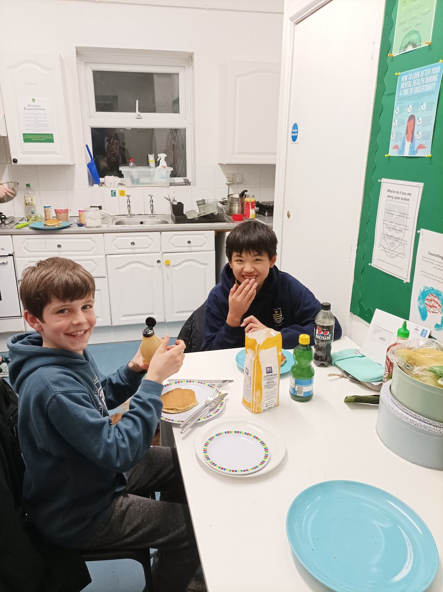On Shrove Tuesday the boarders were treated to delicious pancakes made by our Resident Graduate Miss Johnson. 
#pancakes #shrovetuesday #sjccommunity #stjohnscollegesouthsea #wherestudentsthrive