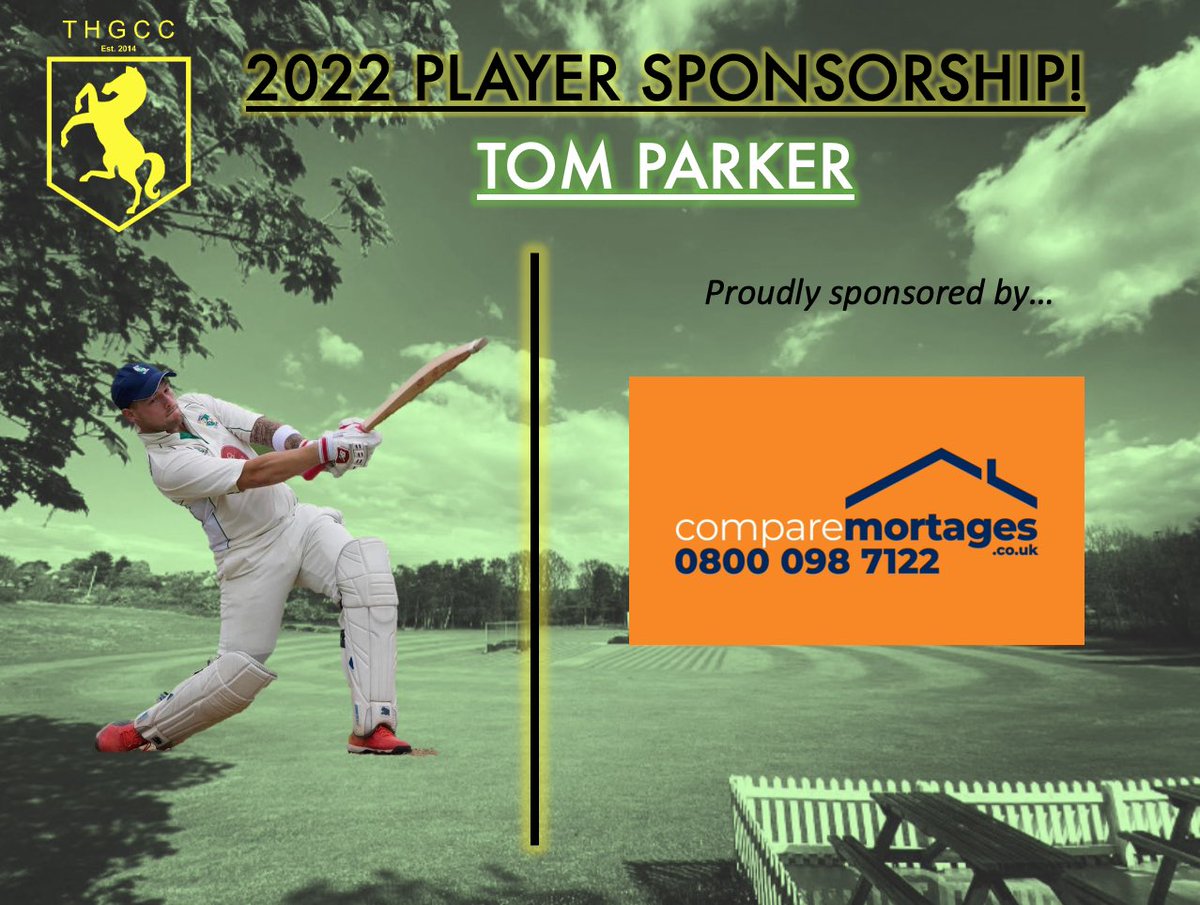 📣 Our next 2022 player sponsorship announcement is Tom Parker 📣

TP is sponsored by: Compare mortgages 

Thank you for your support!