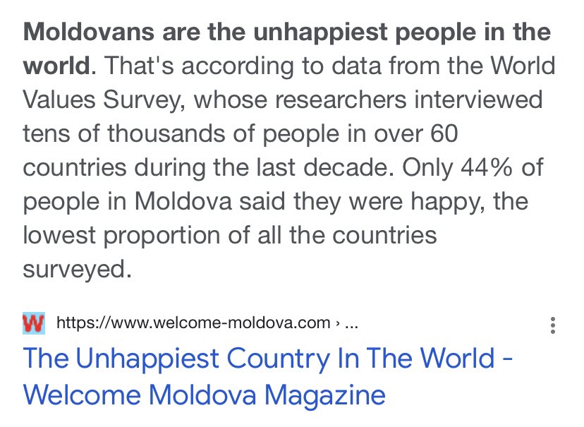 Fun fact about Moldova: it’s a miserable place to live.