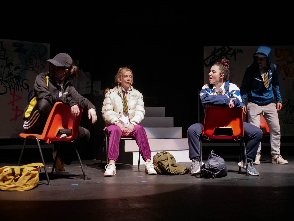 ShermanTheatre's tweet photo. Good luck to members of Sherman Youth Theatre tonight as they perform Chat Back, their first live production in two years. Break a leg guys!
They'll be performing Friday and Saturday night too, book here: https://t.co/x1pydjr81u
#ChatBack #ShermanYouthTheatre https://t.co/5PojsbyE4Q