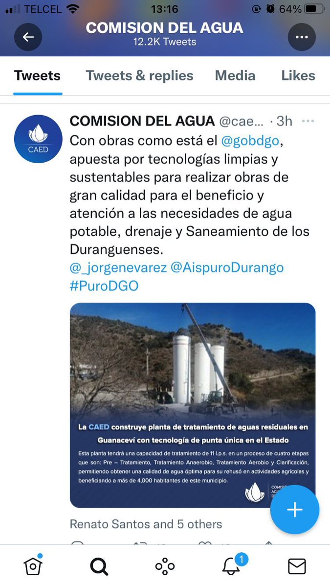 IAlcantar's tweet photo. @miguelbtrevino @miguelbtrevino @guerravaleria Alcalde llegamos a lo que creemos que es el proceso biológico más compacto y eficiente en energía para tratar las aguas residuales hasta un efluente de alta calidad en el mundo… https://t.co/WW8K2eNEnT