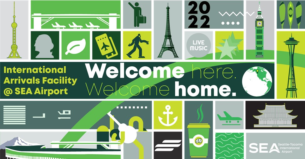 flySEA's tweet photo. In case you missed this morning’s online reveal celebration for our new International Arrivals Facility, be sure to tune into the showing at 4 p.m. #WelcomeIAF Details → https://t.co/xF0B9KKbZt https://t.co/rmOHkzGwg5