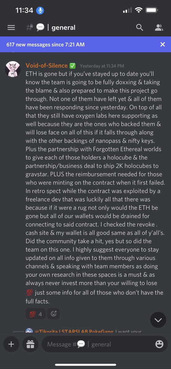 Void_Silence's tweet photo. So @Thestarslab @noselfbeself @StarslabCici came through for us as promised &amp; refunds have started to go out. Looks like this projects not only has the will to revive its self but has shown they are here for the project &amp; most of all the community that supports it 💚 https://t.co/temoxffD2L