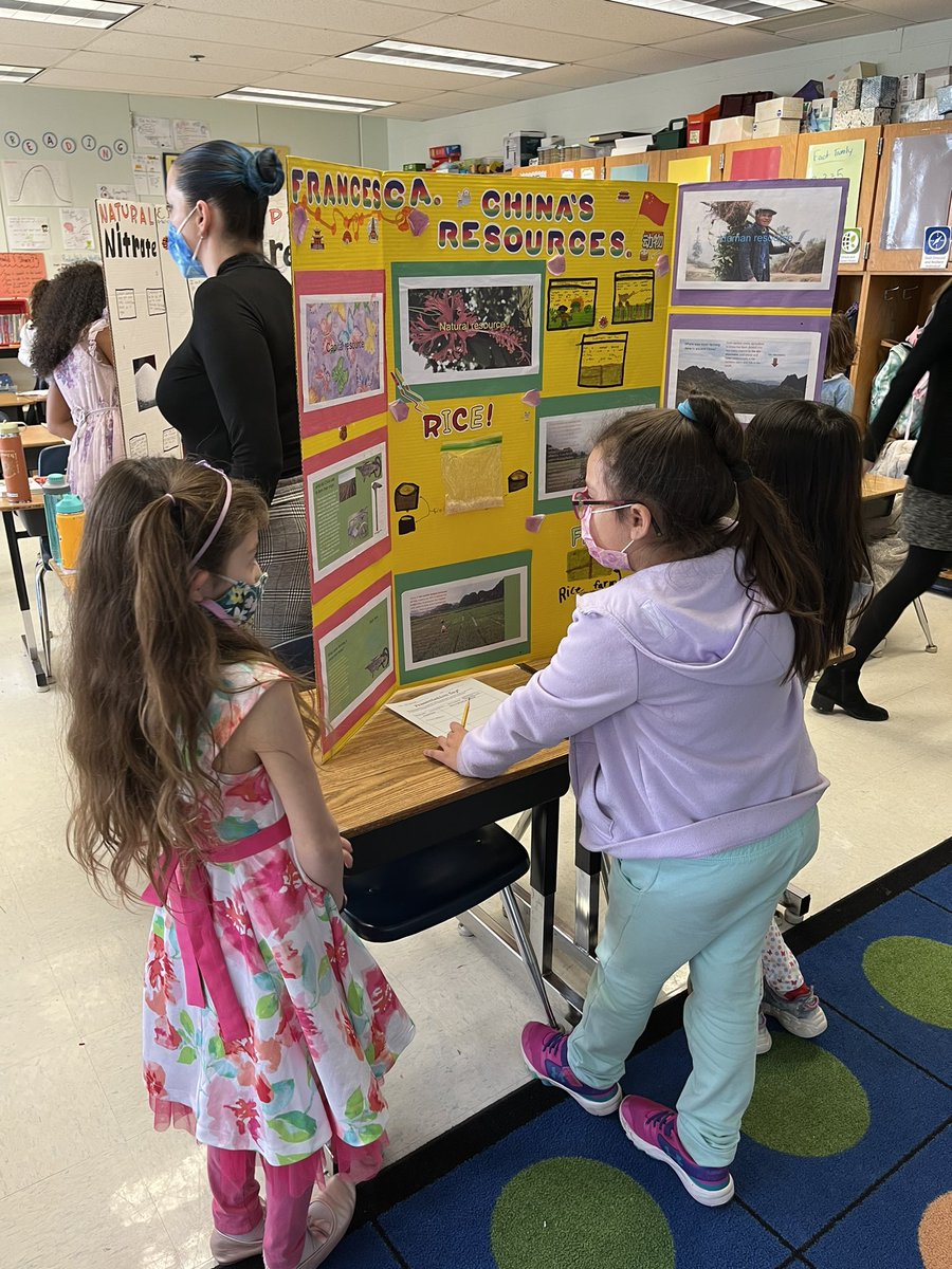 crgildea's tweet photo. 3rd graders had the opportunity to dress to impress today! They were so proud to share some awesome work. #proudteacher @ColumbiaES_fcps https://t.co/A5xUfMfXU9