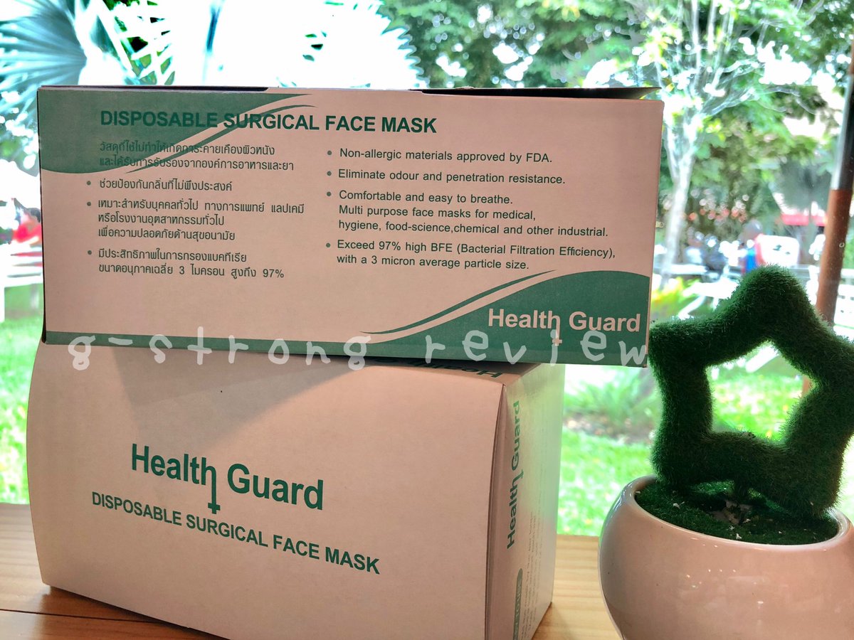 jorjeegorgee's tweet photo. ツ  ลดเหลือ 99฿ (PRO03.03) 

ツ #หน้ากากอนามัยทางการแพทย์ 
ツ  ยี่ห้อ #HEALTHGUARD 
ツ  ไส้กรองหนา23แกรม
ツ  สายกลม /มี 2 สี 💚💙 ใช้แล้วไม่เป็นสิว

#Gstrong_Update
-ˏˋ03.03.2022´ˎ˗
 หมดเขต 13.03.2020

🚌💨flash40(+10฿/กล่องถัดไป)

#โควิด19
#หน้ากากอนามัย https://t.co/h81mBviV9q