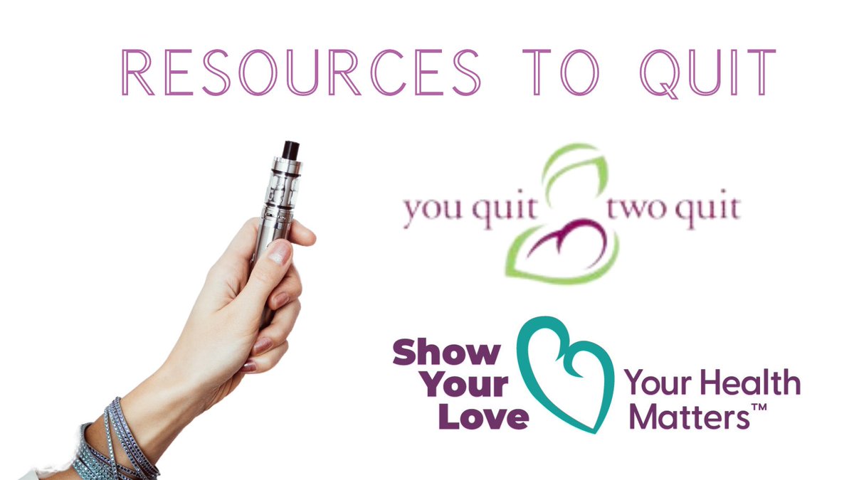 SYL_Today's tweet photo. Electronic cigarettes are NOT safe for pregnant people. Because these products contain nicotine and other potentially harmful substances, developing babies may be at higher risk of being born with birth defects. Learn more at https://t.co/WDYrWj1oNc #YQ2Q #WorldBDDay https://t.co/sKXdCMbWf9