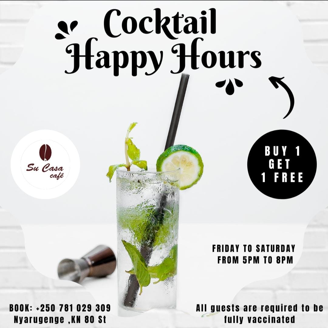 SuCasa_kgl's tweet photo. After a long week of work, come and enjoy our new cocktails with family and friends. Don't miss out ! https://t.co/DcpSS6BHEs