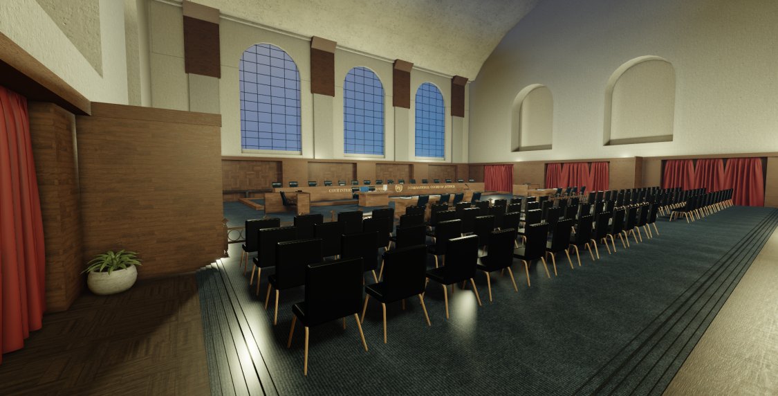 The Peace Palace has undergone the necessary maintenance work, mainly aimed to significantly improve the appearance while playing. This is now, without doubt, a step forward in propelling the international judiciary towards more difficult tasks that are standing ahead of us.