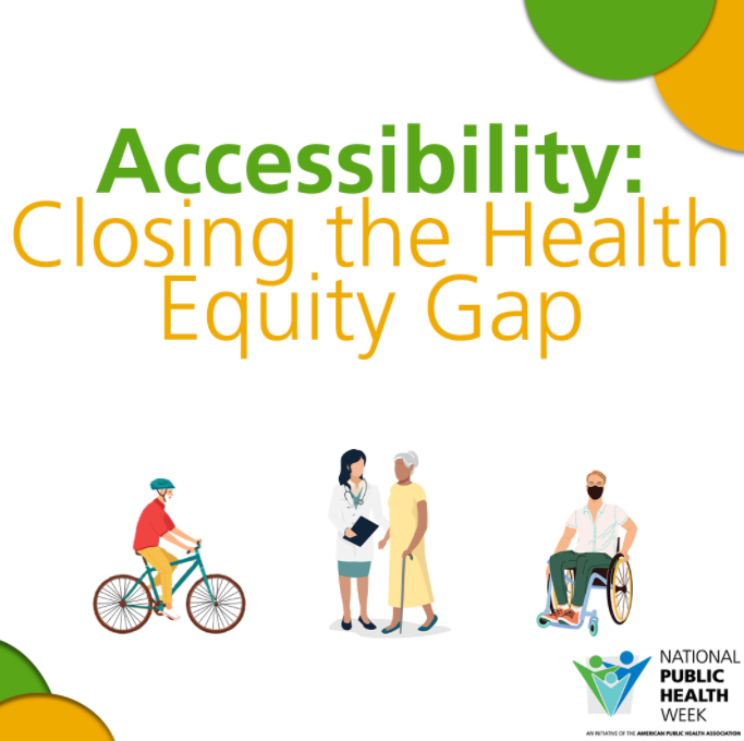 We can close the health equity gap by reducing health disparities in health insurance, increasing physical accessibility to care, improving availability of appropriate care and building more inclusive public health programs and communities. NPHW.org. #NPHW