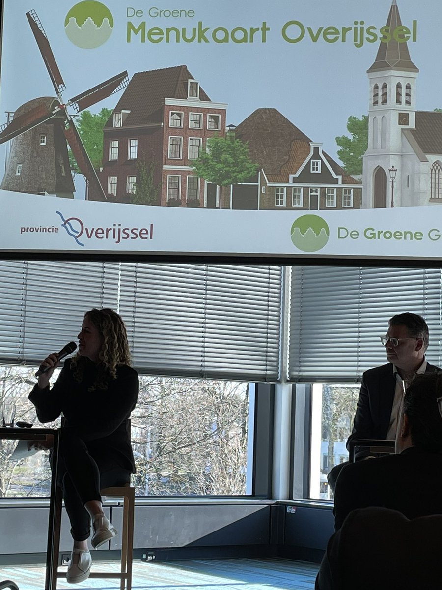 Vandaag was de officiële aftrap voor de <a href="/ProvOverijssel/">Provincie Overijssel</a> van de #groenemenukaart Een onmisbare schakel voor de verduurzaming van #monumenten Heeft u een monument? neem dan snel contact op. degroenemenukaart.nl/Overijssel