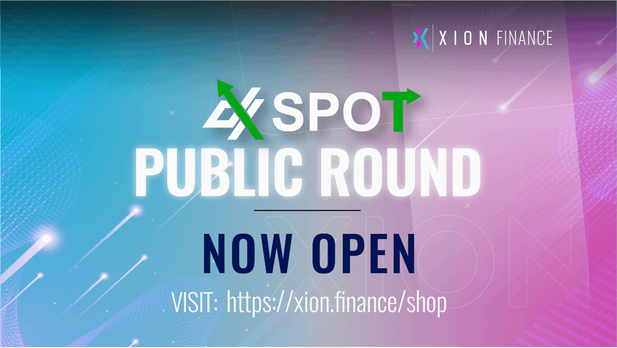 The <a href="/DxSpotOfficial/">Dx Spot Official</a> #IDO #Public Round is Now LIVE

Anyone and everyone can join!

Choose any #Level and participate with up to 9 different cryptos!

Go here👉 xion.finance/shop

Don't miss out!!! 

Go Go Go🔥🔥🔥

$DXS $XGT #XionPad