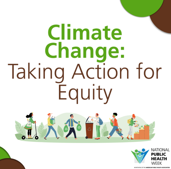 APHA is building understanding and awareness of the public health implications of climate change. Those include worsened air quality, changes in the spread of vector-borne diseases and devastation to communities due to extreme weather events like floods and coastal storms.  #NPHW