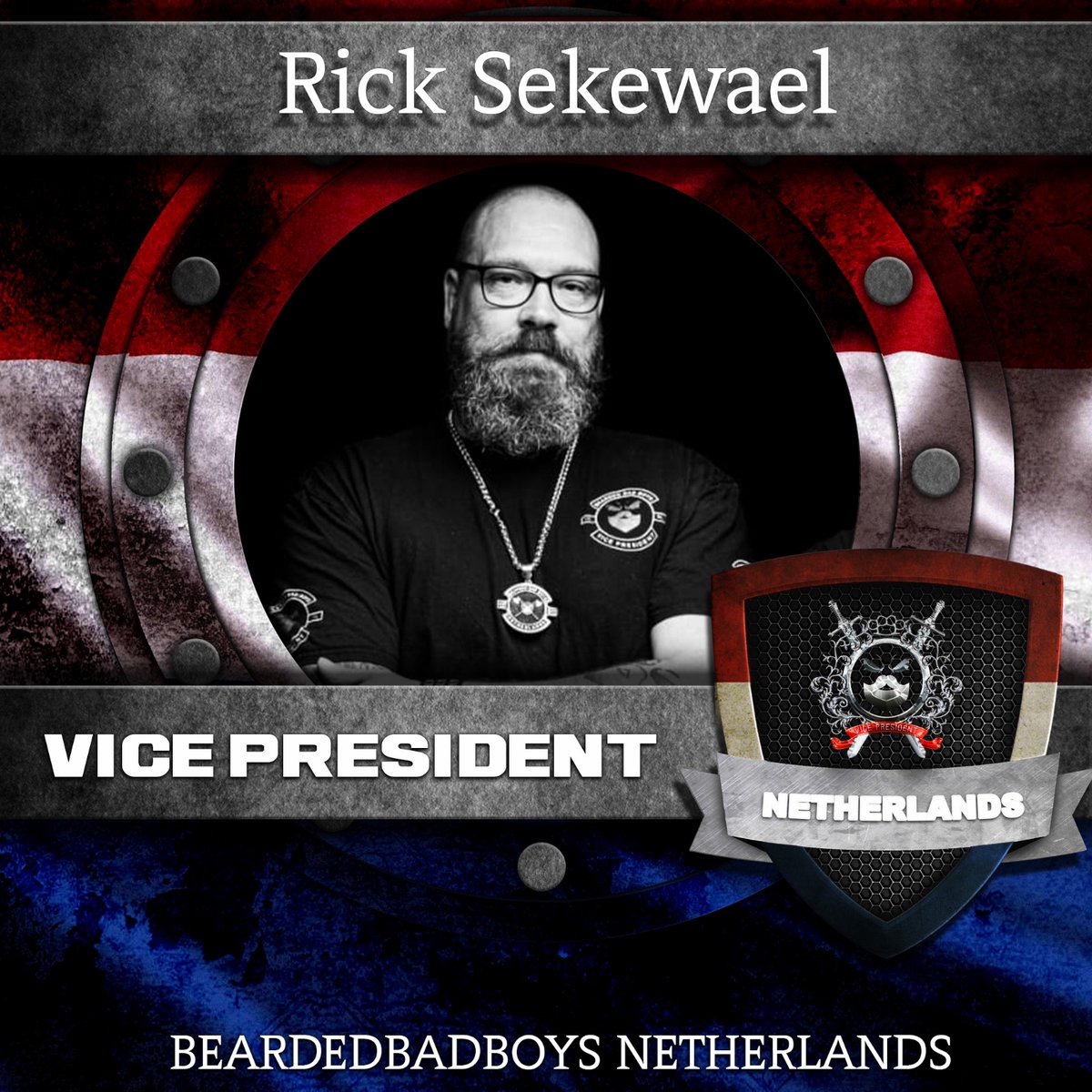B_B_B_NL's tweet photo. Almost weekend!, here is one of our great vice president!! , @vprick0676
#proud #VicePresident #beardedbadboys #dutchchapter #charity #AlmostFriday #EnjoyingEverydayLife #togetherwestandividewefall #FolloForFolloBack https://t.co/H3qkXEGICr