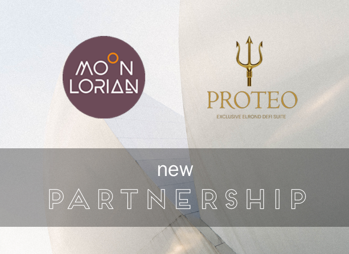 moonlorian's tweet photo. #Moonlorian team is happy to announce our partnership with @proteodefi ⚡️ 

Proteo is an exclusive Defi platform on Elrond Network.
Focused on Auto-Staking, Farming, Bonds, Lending &amp; Raffles to users.
Discover PROTEO here 👇🏻

https://t.co/a08I9MEX4m  or https://t.co/5fNZL933sb https://t.co/jr4t0f9QGE
