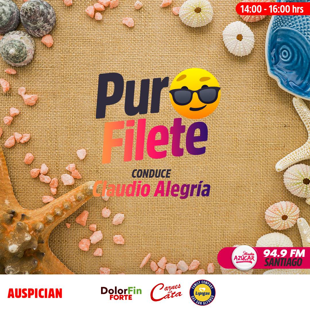Disfruta de una tarde de buena música y compañía! 📻 🔊🎶

Con <a href="/claudioalegria1/">Claudio Alegria</a> 👏 #EnVivo por radioazucar.cl

🦅 Tus saludos al
📱WhatsApp +56963756000
📡 Teléfono 227976880

#musica #radio #radiofm #fm #endulzamostusdías #musicatropical #sound