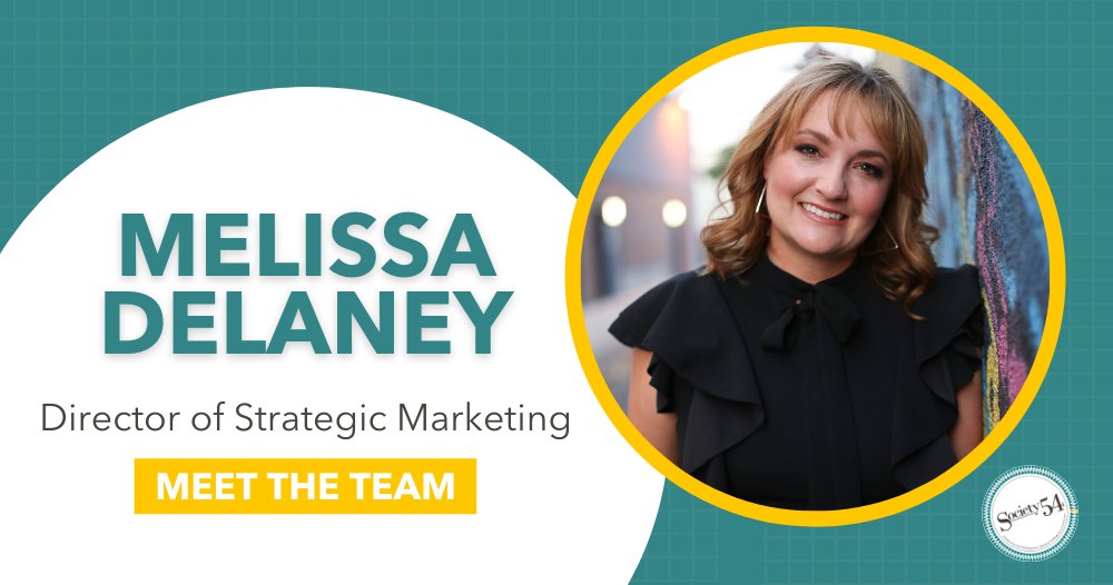 We’d like you to meet is our Director of Strategic Marketing, Melissa Delaney. Melissa works with attorneys, CPAs &amp; other marketing professionals to elevate their company, practice areas, and individual brands. Learn more about Melissa:  bit.ly/3sqzCDM #Society54