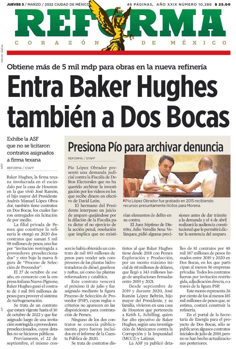 XochitlGalvez's tweet photo. Su transparencia resultó opaca, gris, al igual que su casa en Houston.

¿Cuántos contratos se han entregado a #BakerHughes? 🤔

Urge se transparenten y se investigue si hay conflicto de interés de #JoséRamónLópezBeltrán11 y su familia. 

#CasaGris

Vía @Reforma https://t.co/OUF3FABG1B