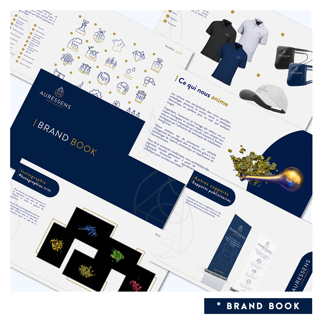 JLF_Agency's tweet photo. Découvrez en image, la seconde étape dans la collaboration avec notre client Erganeo et l’accompagnement de la start-up Auressens : la création du Brand Book (ou livre de marque) 📙
——
#brandbook #branding #design #communication #startup #innovation #greentech https://t.co/civAvGBNgd