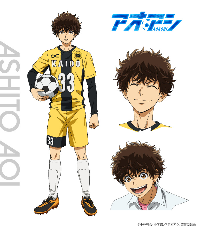 Aoashi: Anime de futebol tem novo visual, novos membros para o