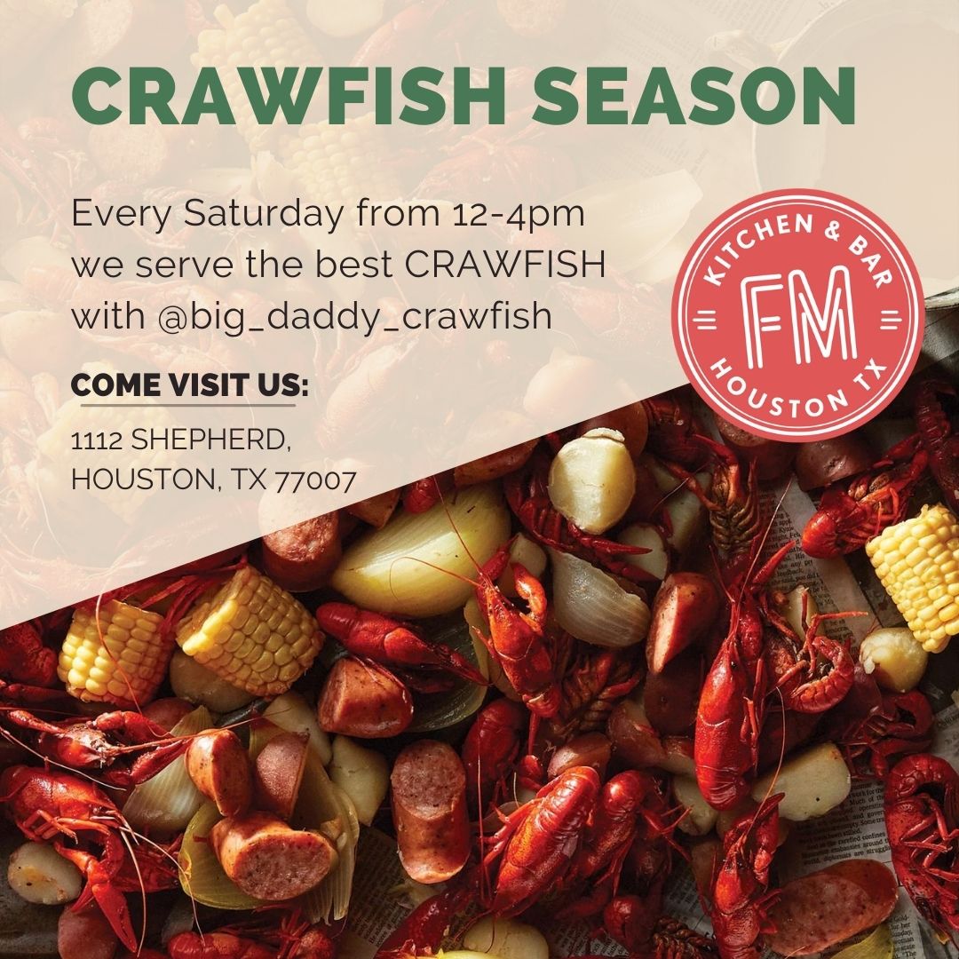 Ready, set, GO!💥
This Saturday, we open #crawfish season at FM Shepherd from 12-4pm🦞

You don't want to miss this out!