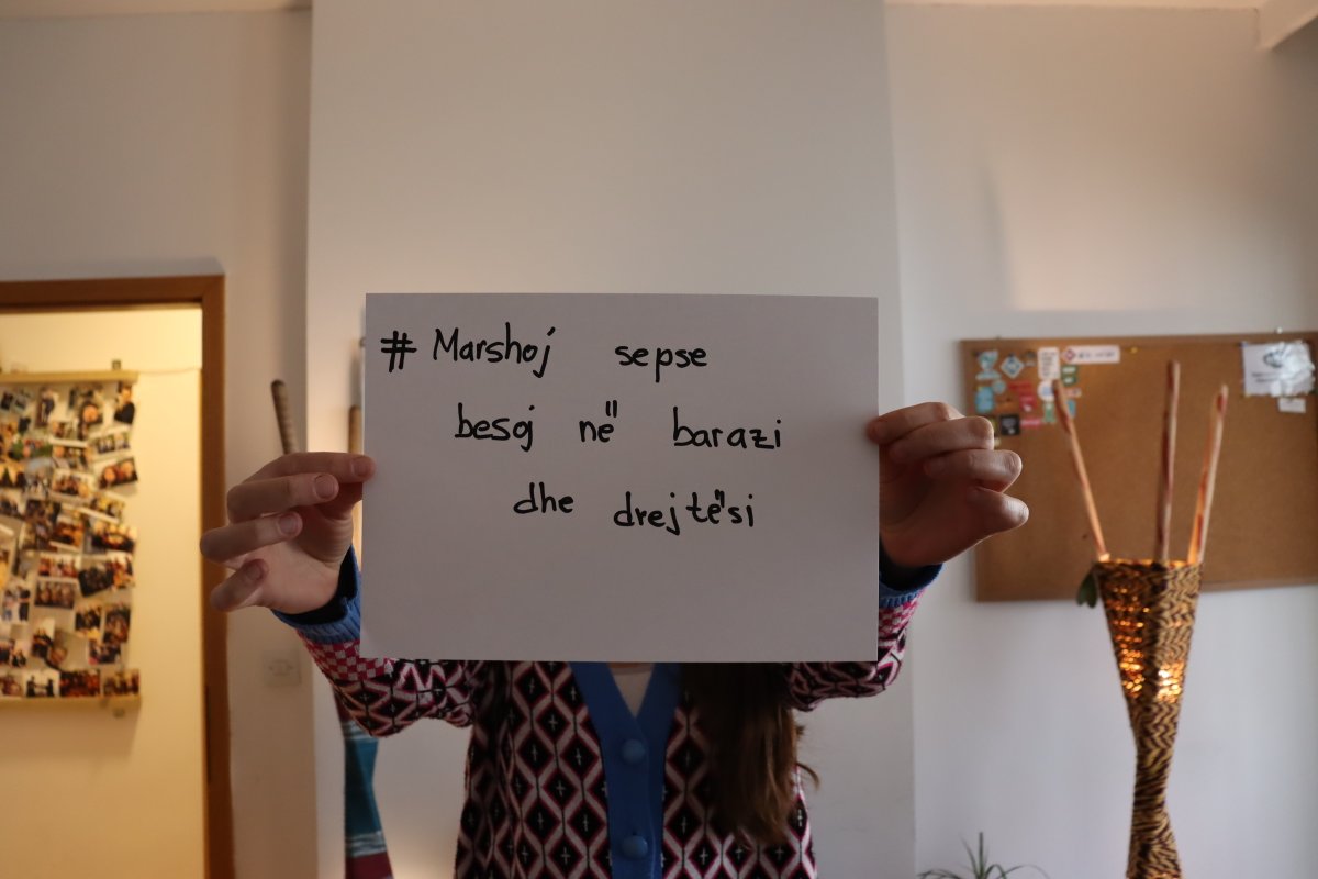 SIT_center's tweet photo. Për çka do të protestojmë këtë 8 mars? ✊
Ekipi i SIT do të protestojë edhe këtë vit sepse...
 #marshojsepse #nukfestojsepse 

@Marshojme https://t.co/2NP4ZKnI2h