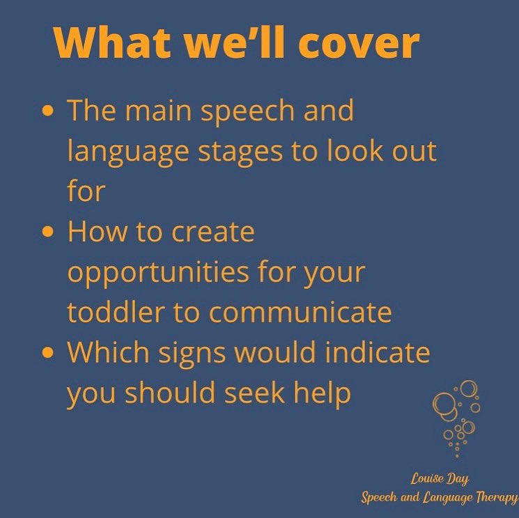 LouiseDaySLT's tweet image. Do you have a toddler? Would you like to learn more about helping their speech and language skills? eventbrite.co.uk/e/toddler-comm… #toddlertalk #parentoftoddler #speechworkshop #speechtherapy #speechdelay