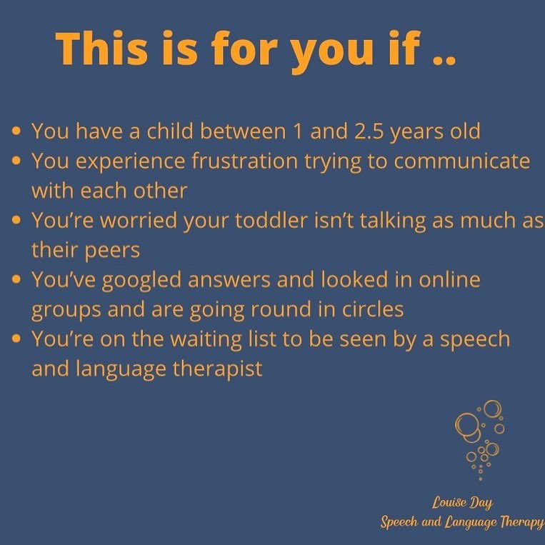 LouiseDaySLT's tweet image. Do you have a toddler? Would you like to learn more about helping their speech and language skills? eventbrite.co.uk/e/toddler-comm… #toddlertalk #parentoftoddler #speechworkshop #speechtherapy #speechdelay