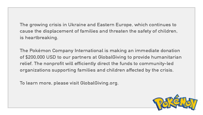 Our hearts go out to the kids & families of Ukraine 💙💛
