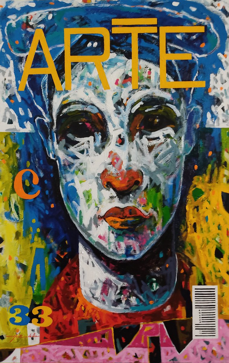 artsmontesdeoca's tweet photo. Descubrir el ARTE, de la serie portadas, 156 x 102 cm ,2022 https://t.co/xhuYTSQVLz