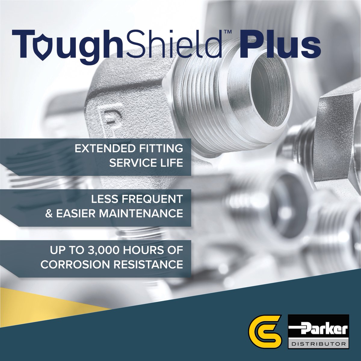 Our product spotlight of the month is ToughShield Plus from Parker! Learn more about ToughShield here -&gt; prker.co/3BQEKEE

#ToughShieldPlus #ParkerDistributer