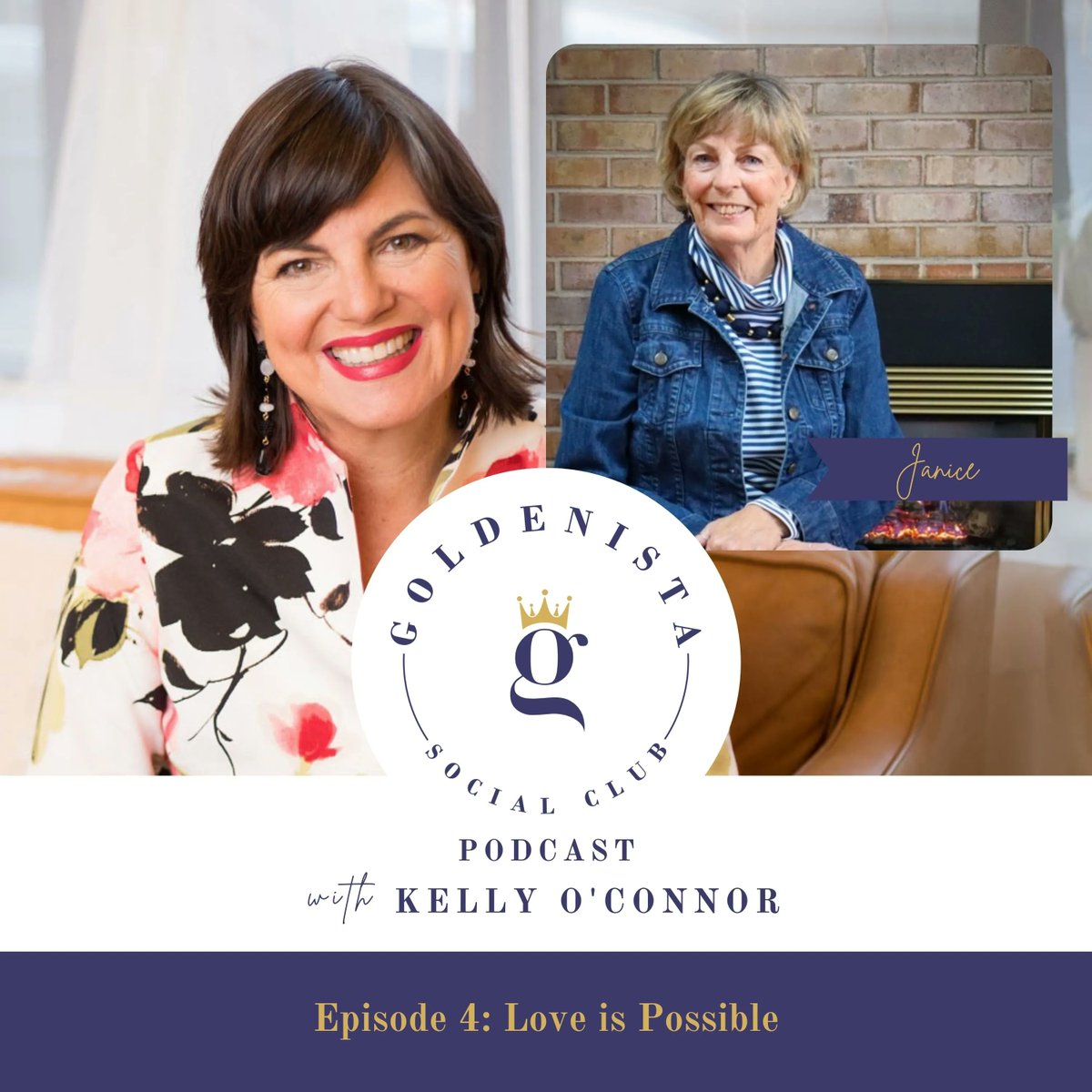 #GoldenistaSocialClub Podcast, Ep 4 | Janice had such a tough upbringing she felt that being a nun was the only way to live a good life. Hear her story as she left the convent and created an amazing life with love, children and grandchildren >> buff.ly/3hpnKM5