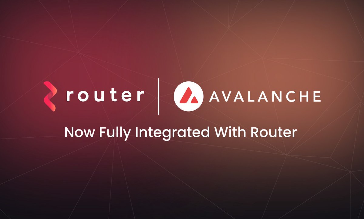 routerprotocol's tweet image. We are happy to share that we have integrated @avalancheavax with Router application. 🥁🥁

Try now at: app.routerprotocol.com