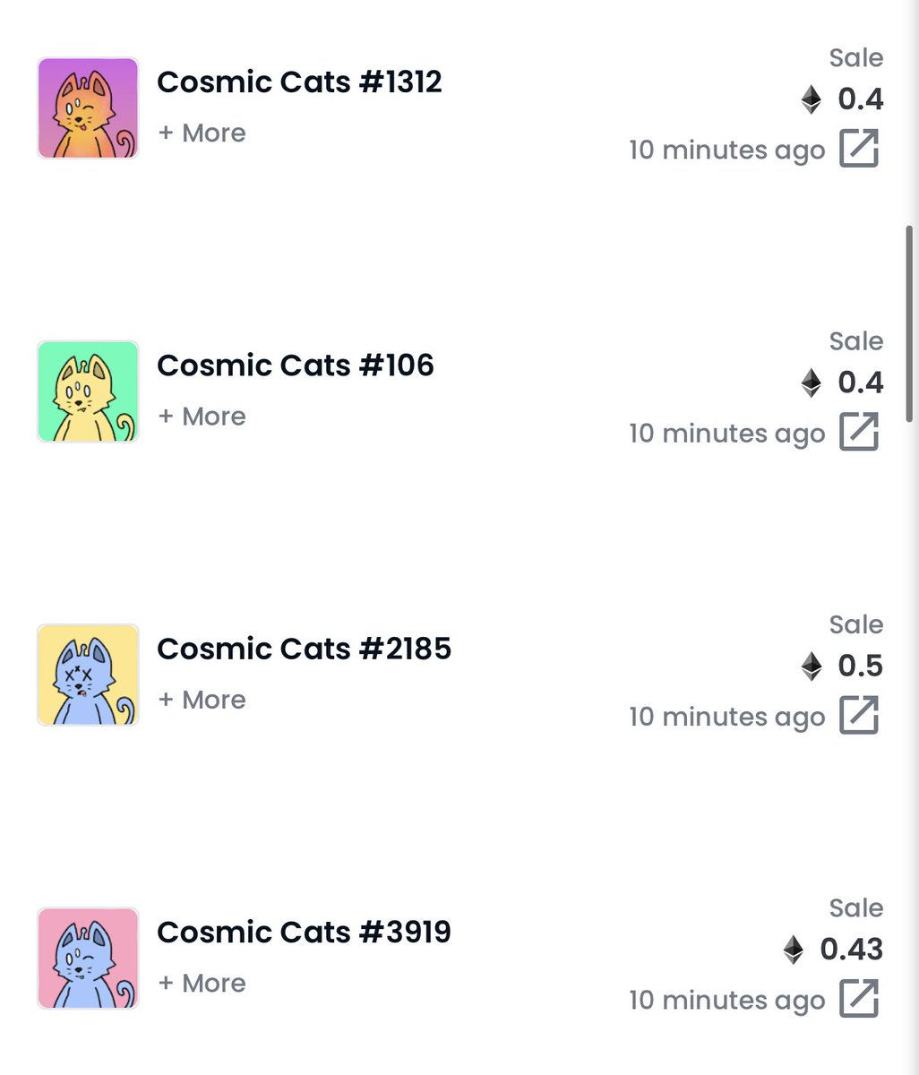 CosmicCats_'s tweet photo. 4 Trait Cosmic Cats are being SWEPT! Who cares about rarity rankings these cats are clean and get extra clearance in mission control! FLOOR IS LAVA! #GETCOSMIC https://t.co/wXdgraUiq3