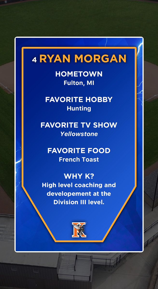 Finishing off our “Meet The Roster” cards with one more captain!

Today’s card features 2-year captain and outfielder, Ryan Morgan!
<a href="/ryan_morgan4/">Ryan Morgan</a> 
🐝⚾️