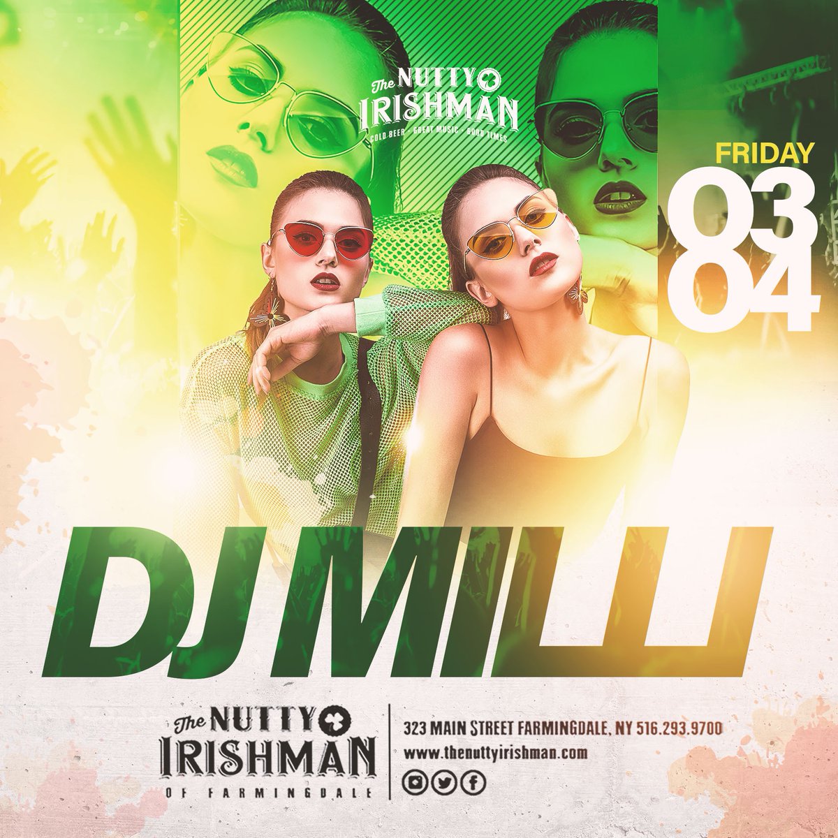 Celebrate the first Friday of March with us and DJ Milli this Friday!