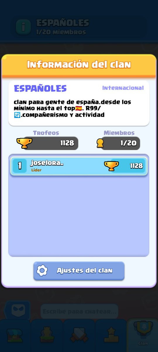 CLAN DE CLASH MINI PARA LA GENTE DE ESPAÑA 🇪🇸🇪🇸🇪🇸✌️