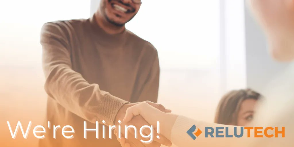ReluTech's tweet photo. π¨ We're Hiring π¨ ReluTech is looking for energetic, recent graduates to join our growing team! Apply here β‘οΈ https://t.co/diwgxZOl0P
.
.
.
.
.
#wearehiring #relutech #positionsavailable #tech #employee #techexperts #goodculture #startup #smallcompany #atlantaga #growwithus https://t.co/sX6y8ZGQ4S