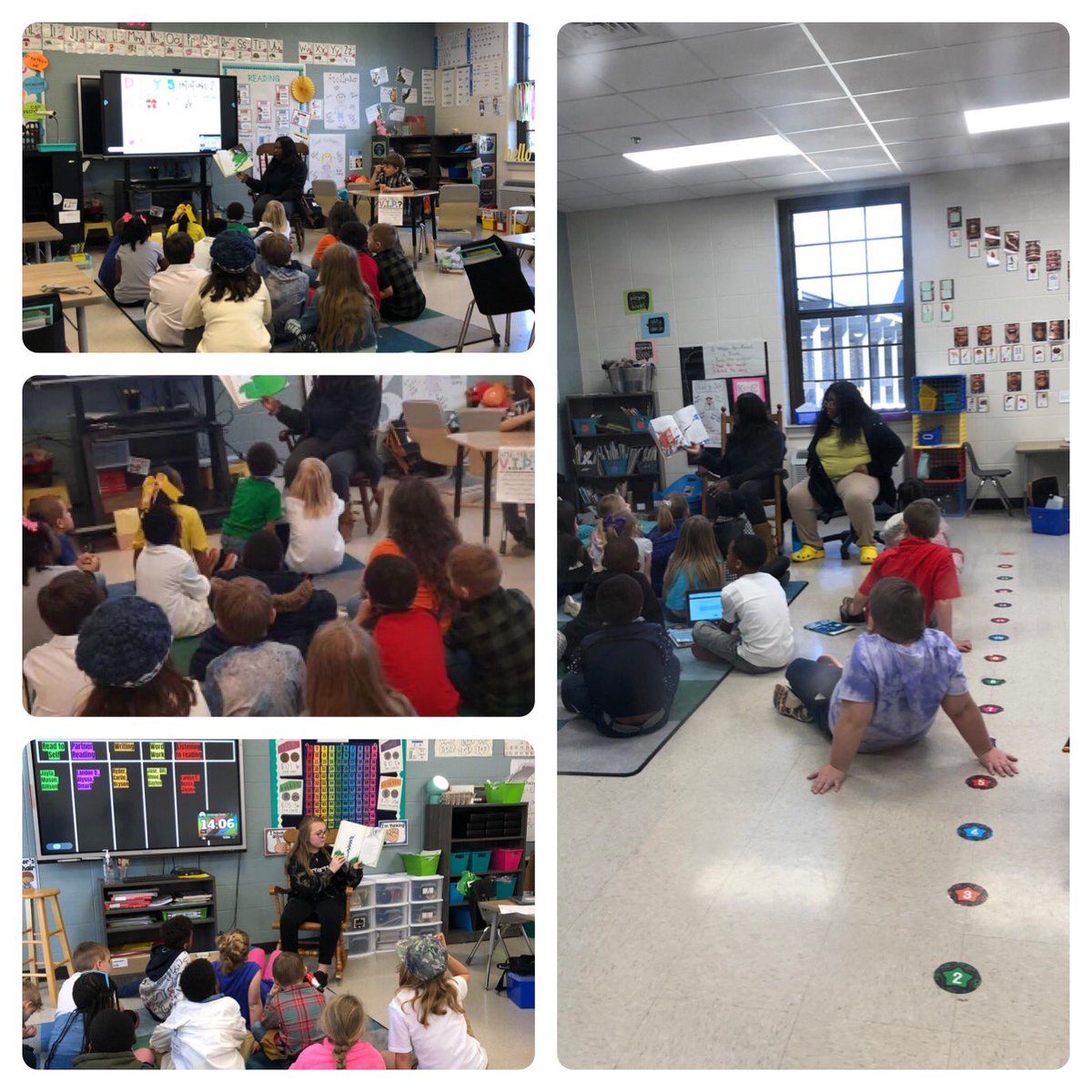 FBLA students <a href="/Winterboro_High/">Winterboro High</a> reading to various grade levels @SycamoreElemen1 made for an awesome experience for all! #limitless #exceptional #Leadingtheway #ReadAccrossAmerica