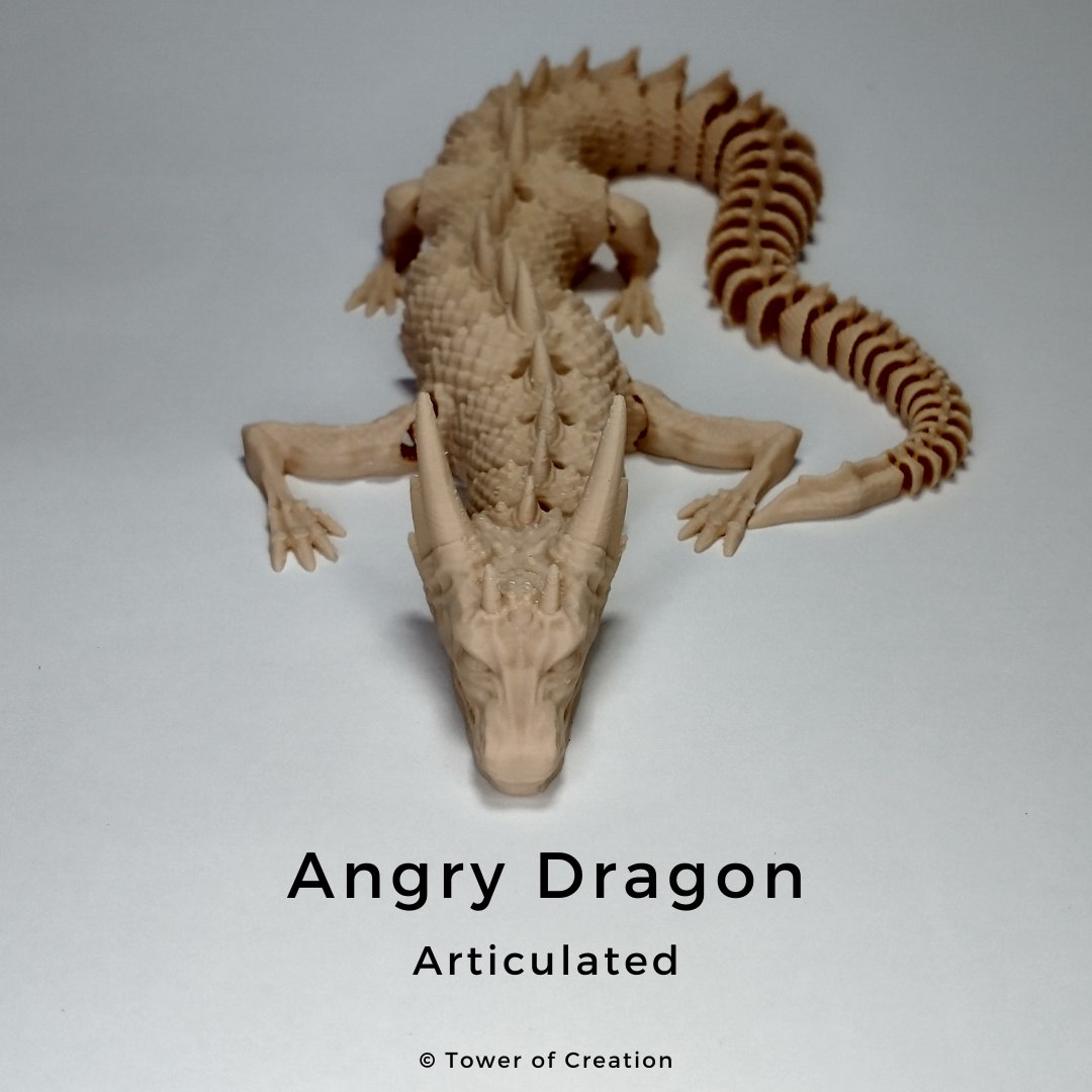 Angry Dragon Articulated
💜 <a href="/Cults3D/">Cults.</a> - 3D model: cults3d.com/en/3d-model/ar…

#3dmodeling #3dprinter #Blender3d #3Dartist