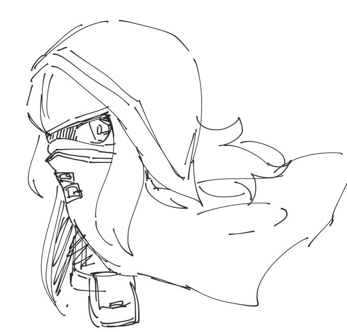 やはり服がむずい黒聖良と、おまけのレッドと、急に描きたくなったので円島 