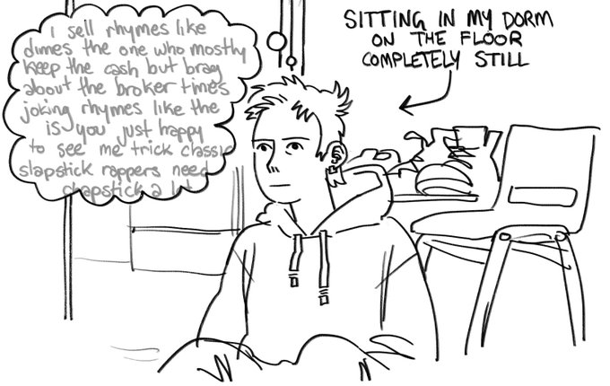 self portrait while i wait for the semester to calm down so i can finally draw for fun again 