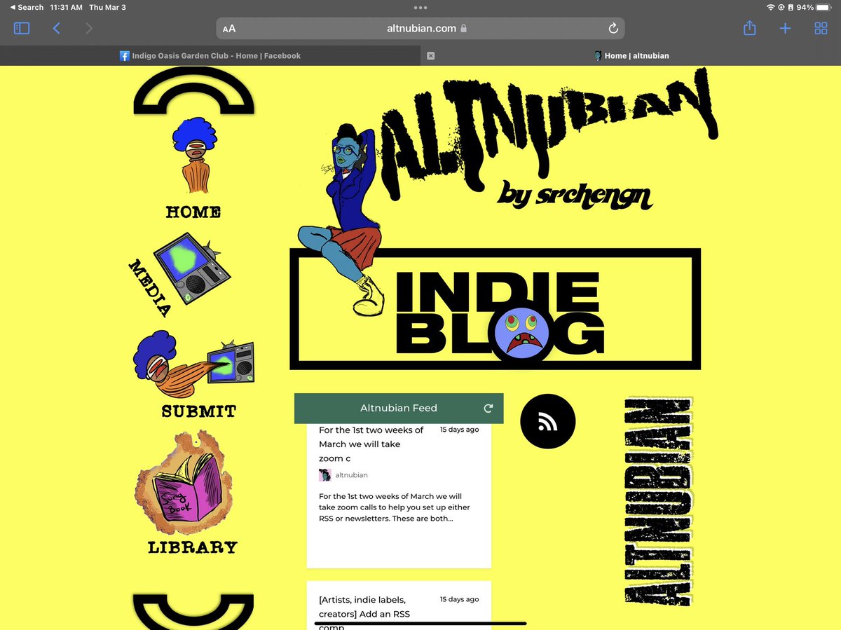 while this is hardly the finish line, I want to extend the new site to you. Want to share your newsletter/blog in our RSS Feed? Email us! Curious about events &amp; opportunities? Absolutely! Want to share poetry/prose/art? Of course! <a href="/altnubian/">Altnubian</a>