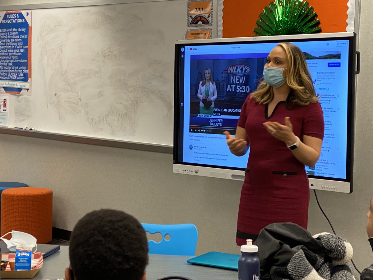 "If you want to deliver the news, you have to be a consumer of the news. You have to know what's happening around you at all times."  - <a href="/caraygrace/">Caray Grace</a> 
Thank you for speaking to our Newscast Team today! <a href="/DuBoisAcademy/">DuBois Academy</a> <a href="/MsB_DuBoisLMS/">Kate Barrows</a> <a href="/MsDavis2323/">Tamara Davis</a> <a href="/RobertEGunnJr/">PrincipalGunn33</a>