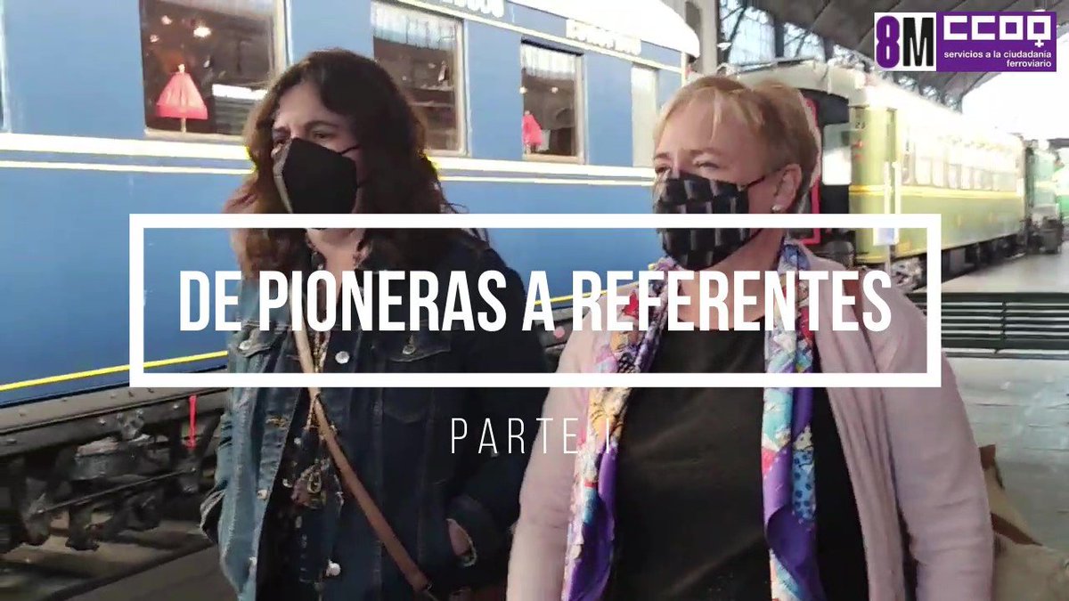 ‼️De pioneras a referentes - Parte I: ¿Cómo y cuándo te hiciste ferroviaria?
🟣Hemos elaborado una serie de seis vídeos en los que recogemos el testimonio de dos de las primeras ferroviarias de España: Pepa Páez e Inma García
🎥👉bit.ly/3HRP7cJ
#DePionerasAReferentes
#8M