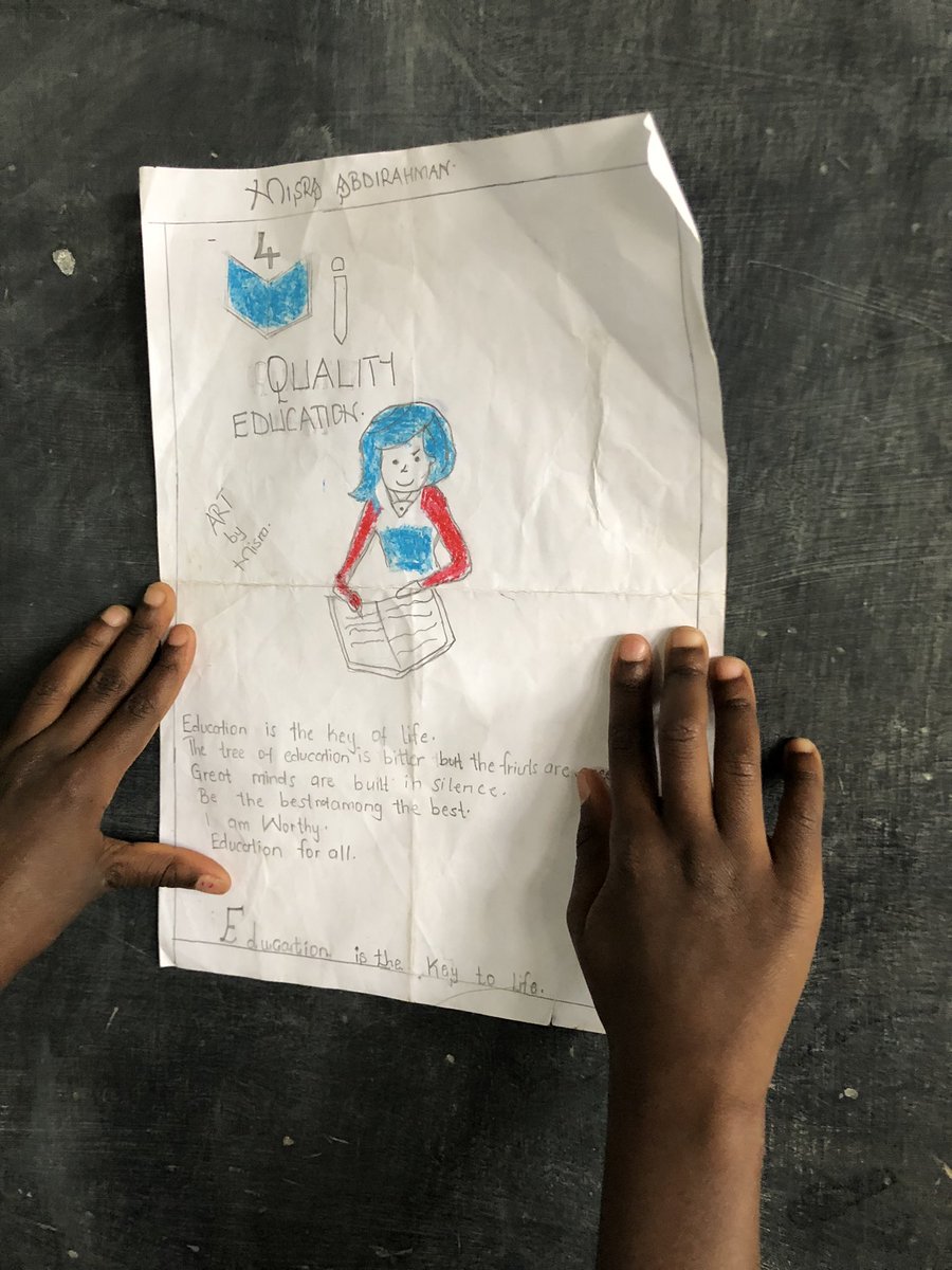 Racheal_Vichey's tweet image. Some of the amazing moments when learners took part in art work on SDG4 #GlobalGoals @msgeogteacher 
#TeachingSdgs